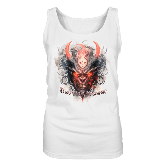 Deviliusdrawer Red Horn Devil - Ladies Tank-Top