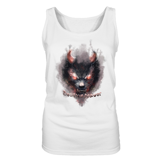 Deviliusdrawer Red Smoked Cat - Ladies Tank-Top