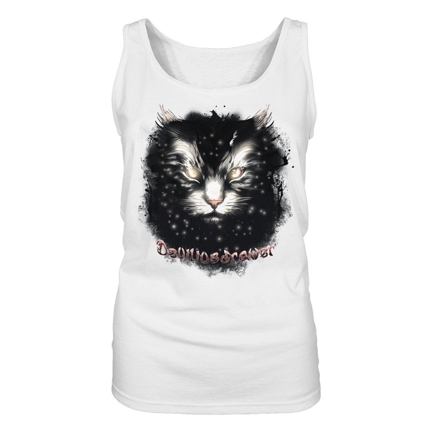 Deviliusdrawer Star Cat - Ladies Tank-Top