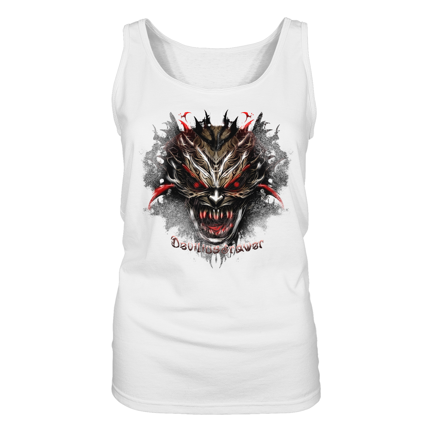 Deviliusdrawer Dark Redeyed Devil - Ladies Tank-Top