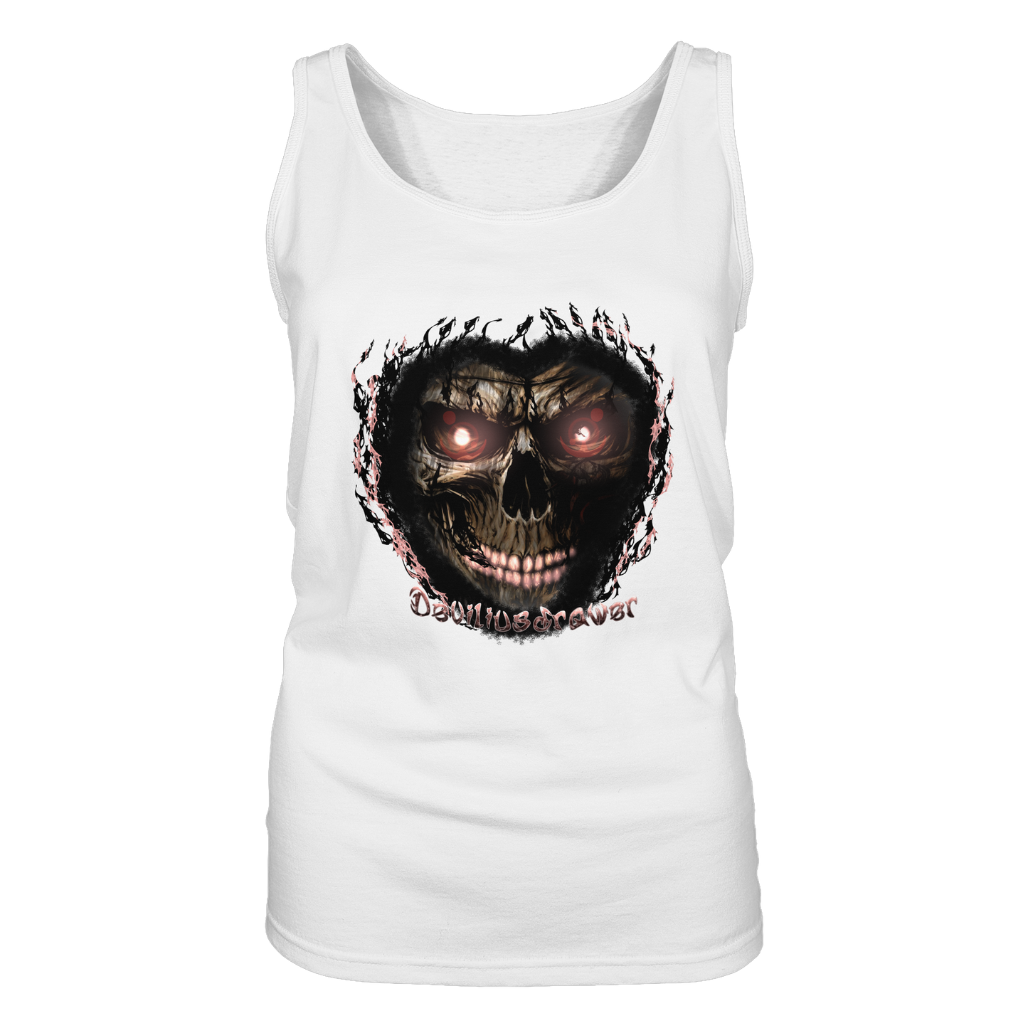 Deviliusdrawer Glow Skeleton - Ladies Tank-Top