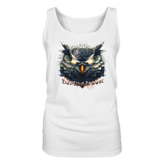 Deviliusdrawer Dark Fire Owl - Ladies Tank-Top