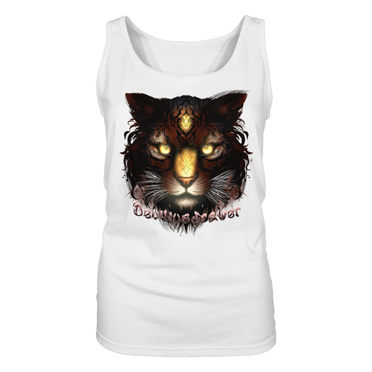Deviliusdrawer Gold Tigercat - Ladies Tank-Top