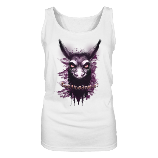 Deviliusdrawer Purple Donkey - Ladies Tank-Top