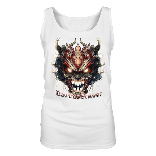 Deviliusdrawer Evil Vamp Mask - Ladies Tank-Top