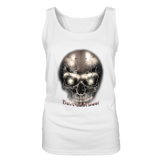Deviliusdrawer Fire Skeleton Iron - Ladies Tank-Top