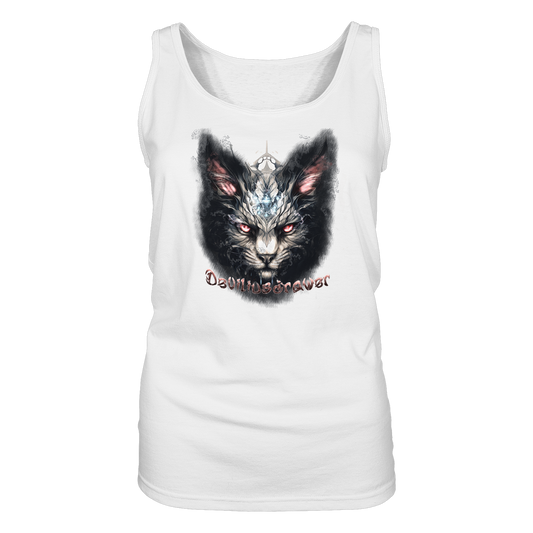 Deviliusdrawer Myshtical Redeyed Cat - Ladies Tank-Top