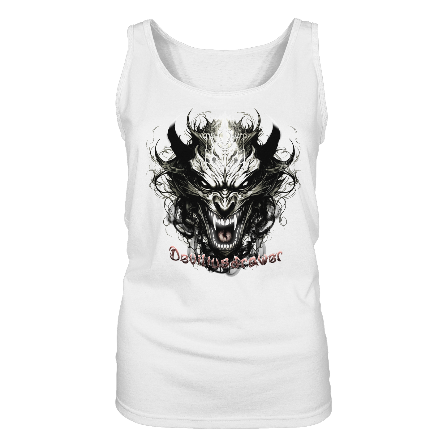 Deviliusdrawer Devil Vampire - Ladies Tank-Top