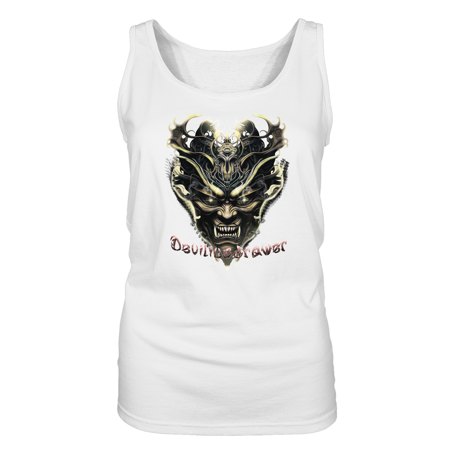 Deviliusdrawer Golden Demon Vampire - Ladies Tank-Top