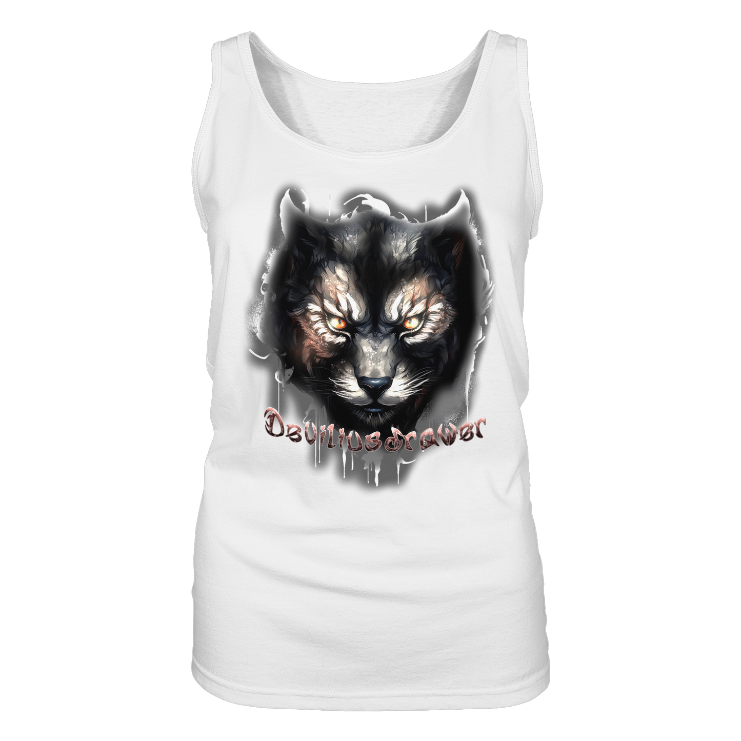 Deviliusdrawer Vampire Cat - Ladies Tank-Top