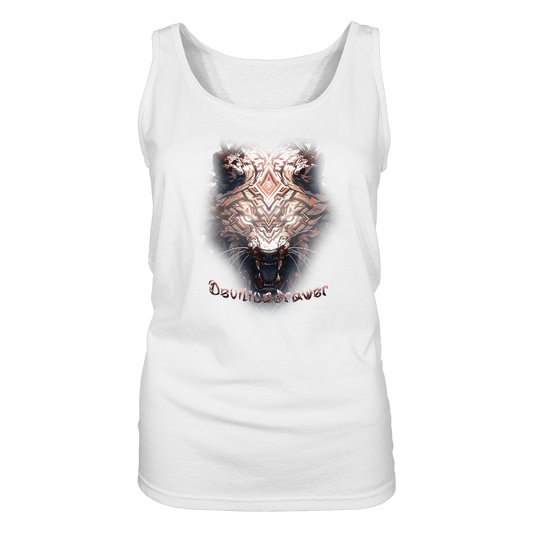 Deviliusdrawer Gold Metal Tiger - Ladies Tank-Top