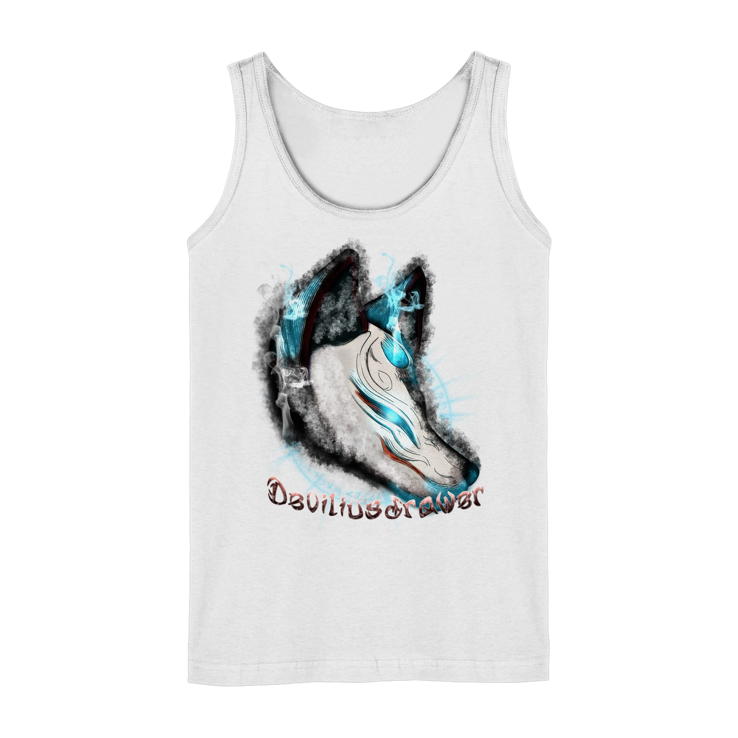 Deviliusdrawer Darkness Kitsune - Ladies Tank-Top