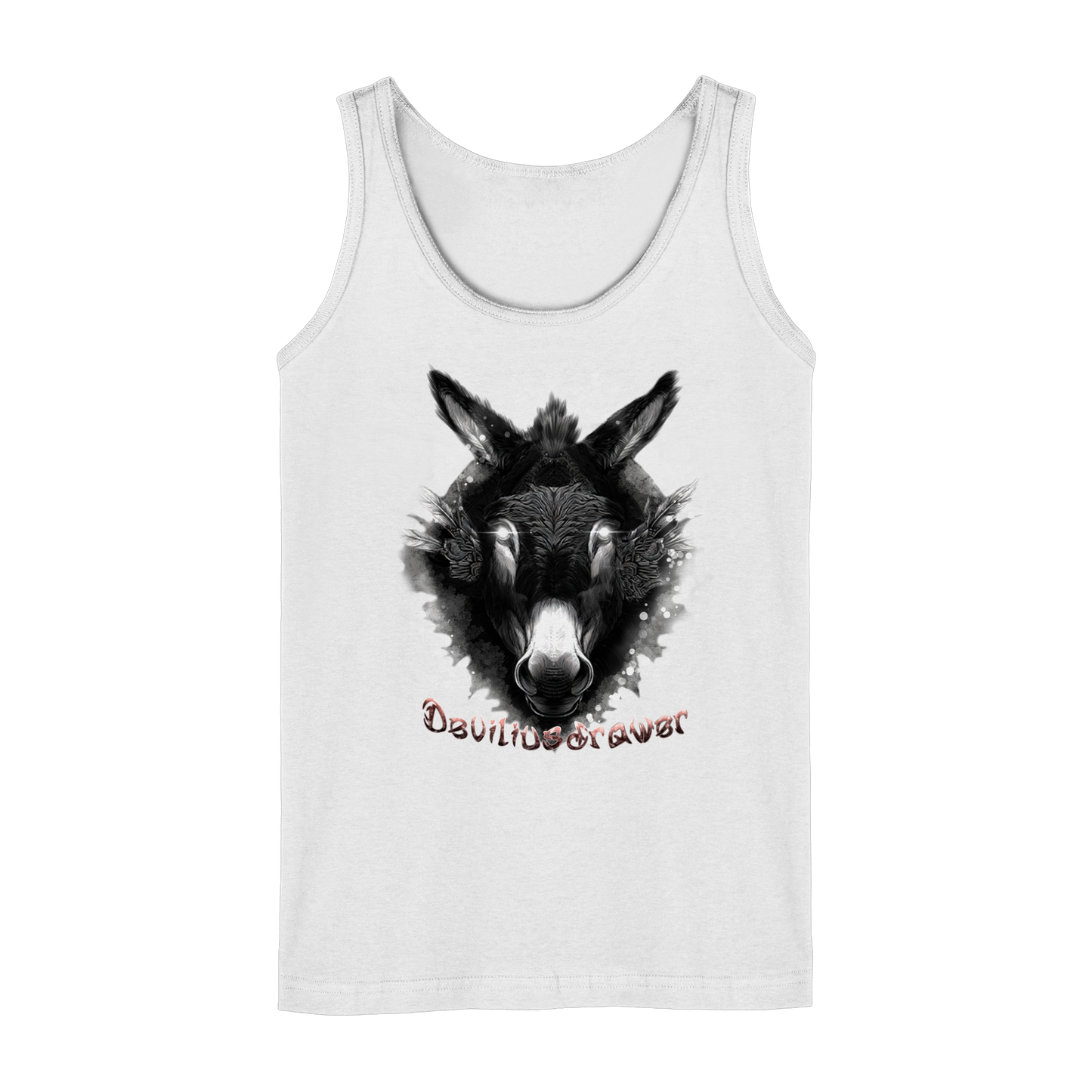Deviliusdrawer Glowing Donkey - Ladies Tank-Top