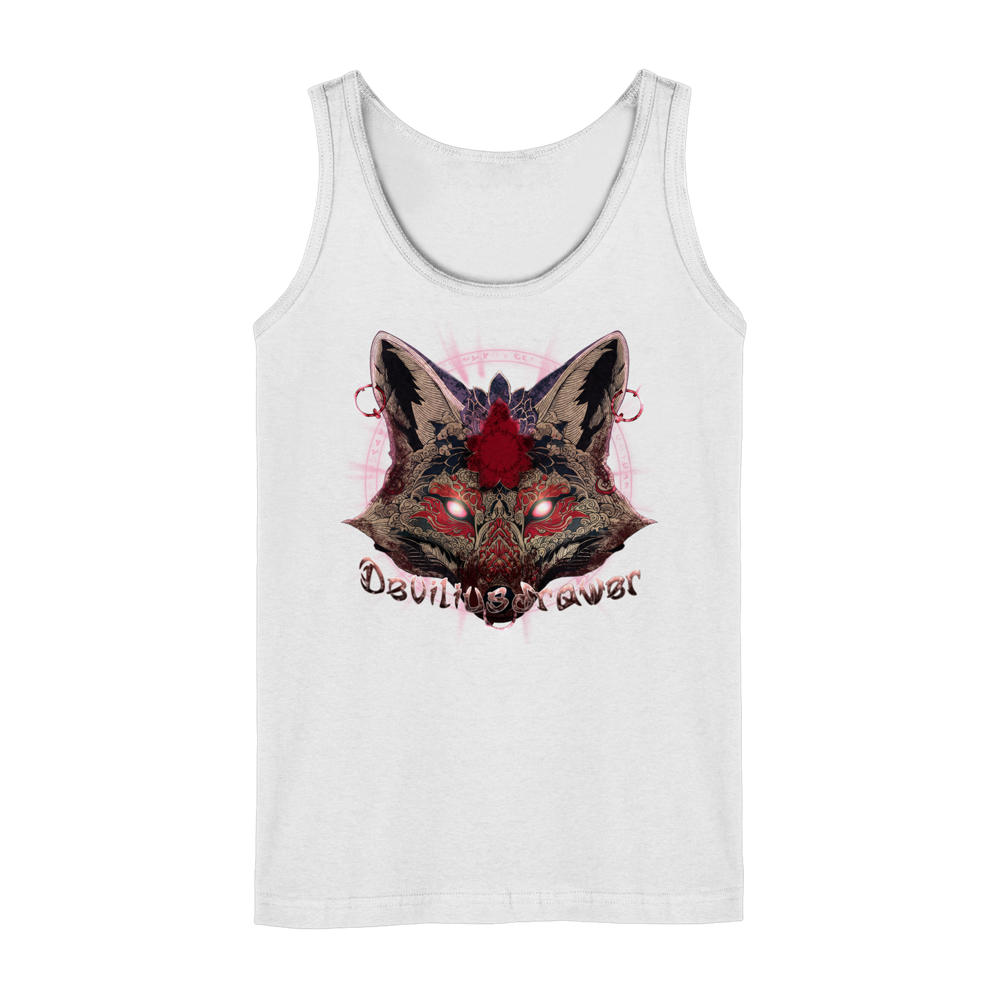 Deviliusdrawer Demon Kitsune - Ladies Tank-Top
