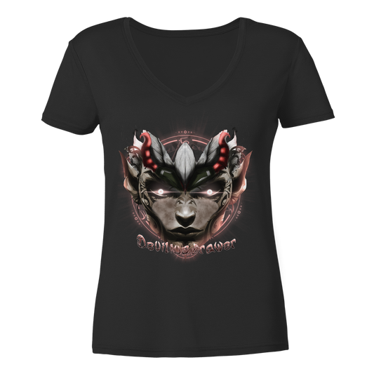 Deviliusdrawer Devils Elf - Ladies V-Neck Shirt