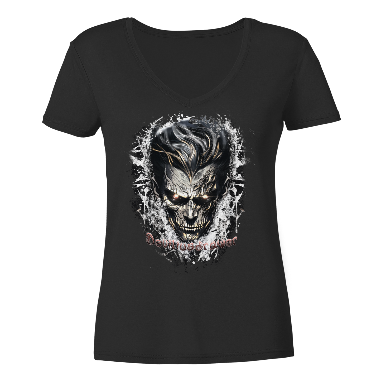 Deviliusdrawer Mechanic Men - Ladies V-Neck Shirt
