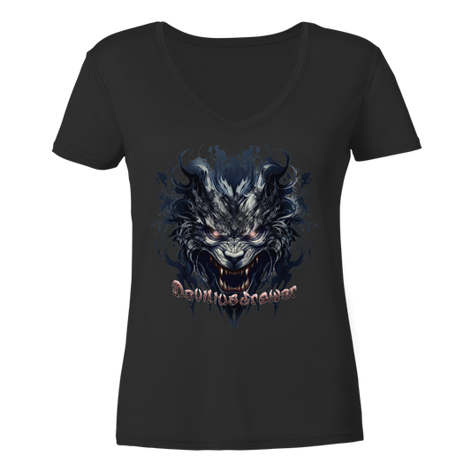 Deviliusdrawer Cruel Wolf - Ladies V-Neck Shirt