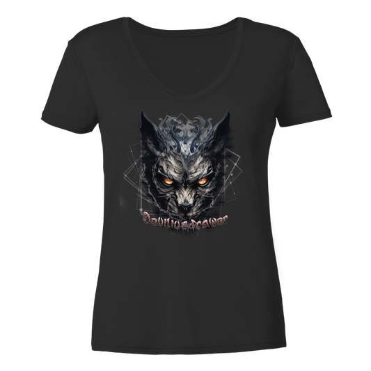 Deviliusdrawer Dark Wearwolf - Ladies V-Neck Shirt