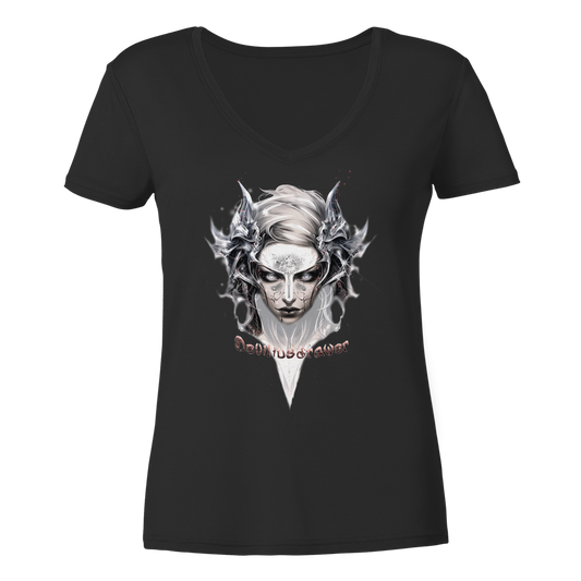 Deviliusdrawer Iron Elf - Ladies V-Neck Shirt