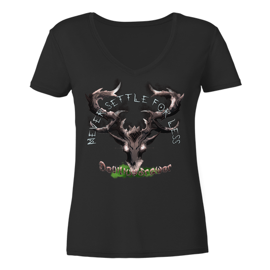 Deviliusdrawer Cruel Deer - Ladies V-Neck Shirt