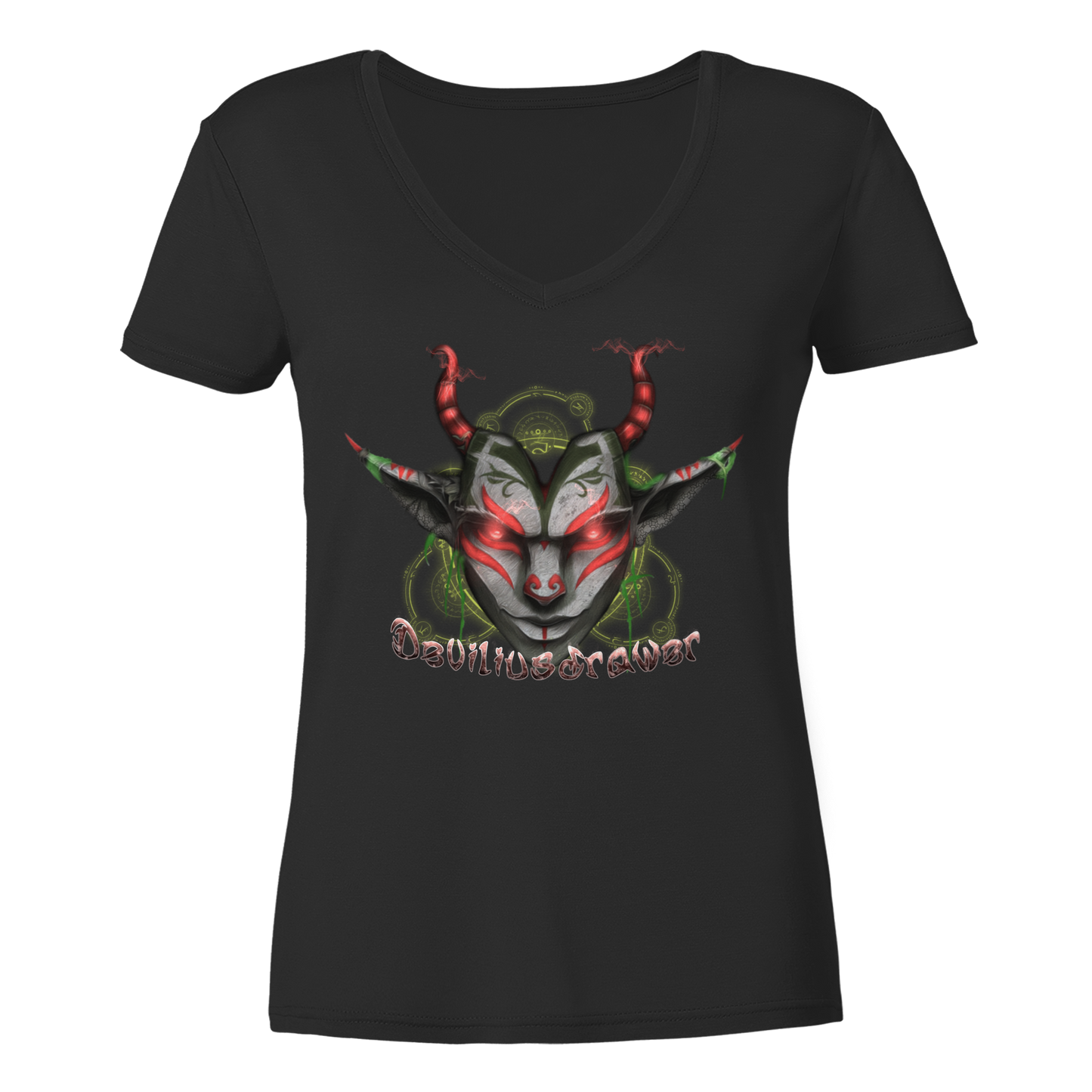 Deviliusdrawer Dark Elf - Ladies V-Neck Shirt