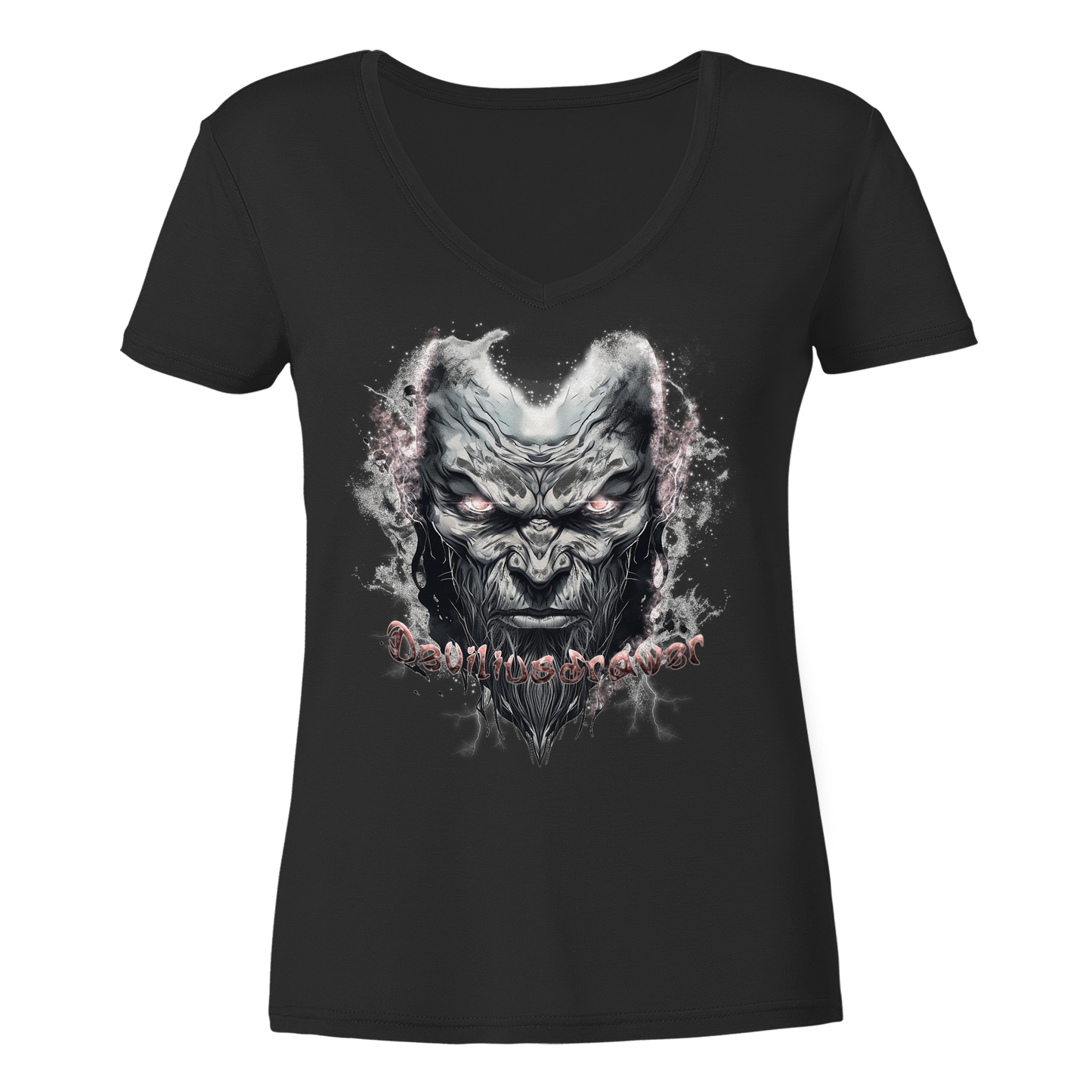 Deviliusdrawer Bad Boy - Ladies V-Neck Shirt