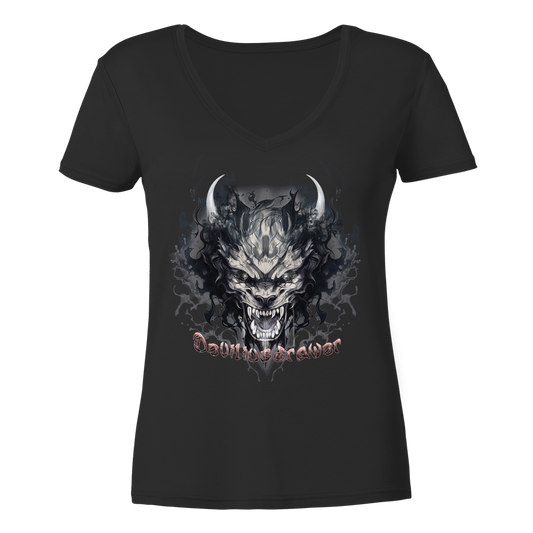 Deviliusdrawer Smoke Beast - Ladies V-Neck Shirt