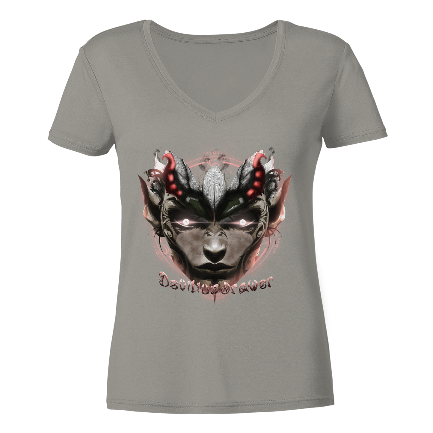 Deviliusdrawer Devils Elf - Ladies V-Neck Shirt