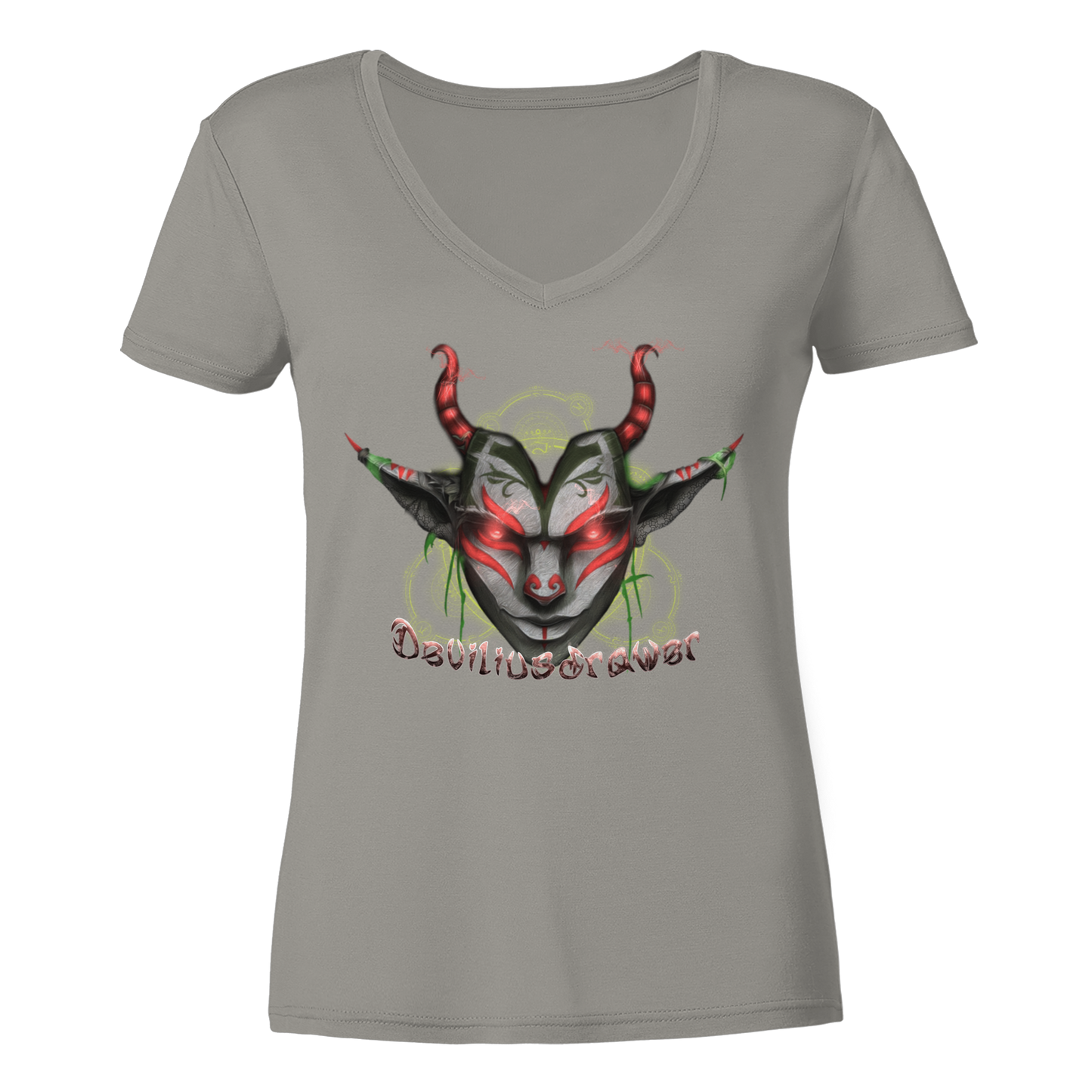 Deviliusdrawer Dark Elf - Ladies V-Neck Shirt