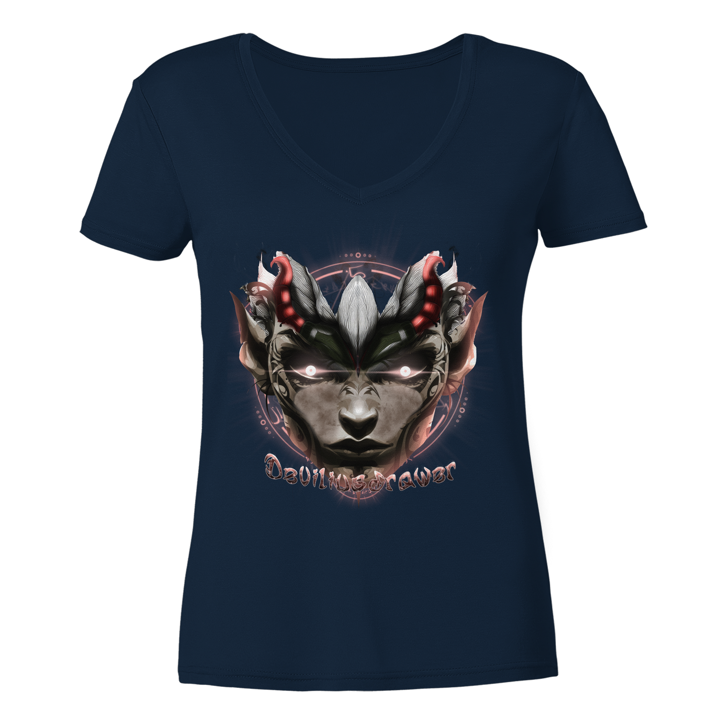 Deviliusdrawer Devils Elf - Ladies V-Neck Shirt