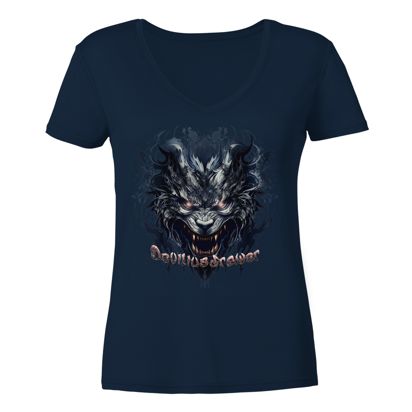 Deviliusdrawer Cruel Wolf - Ladies V-Neck Shirt