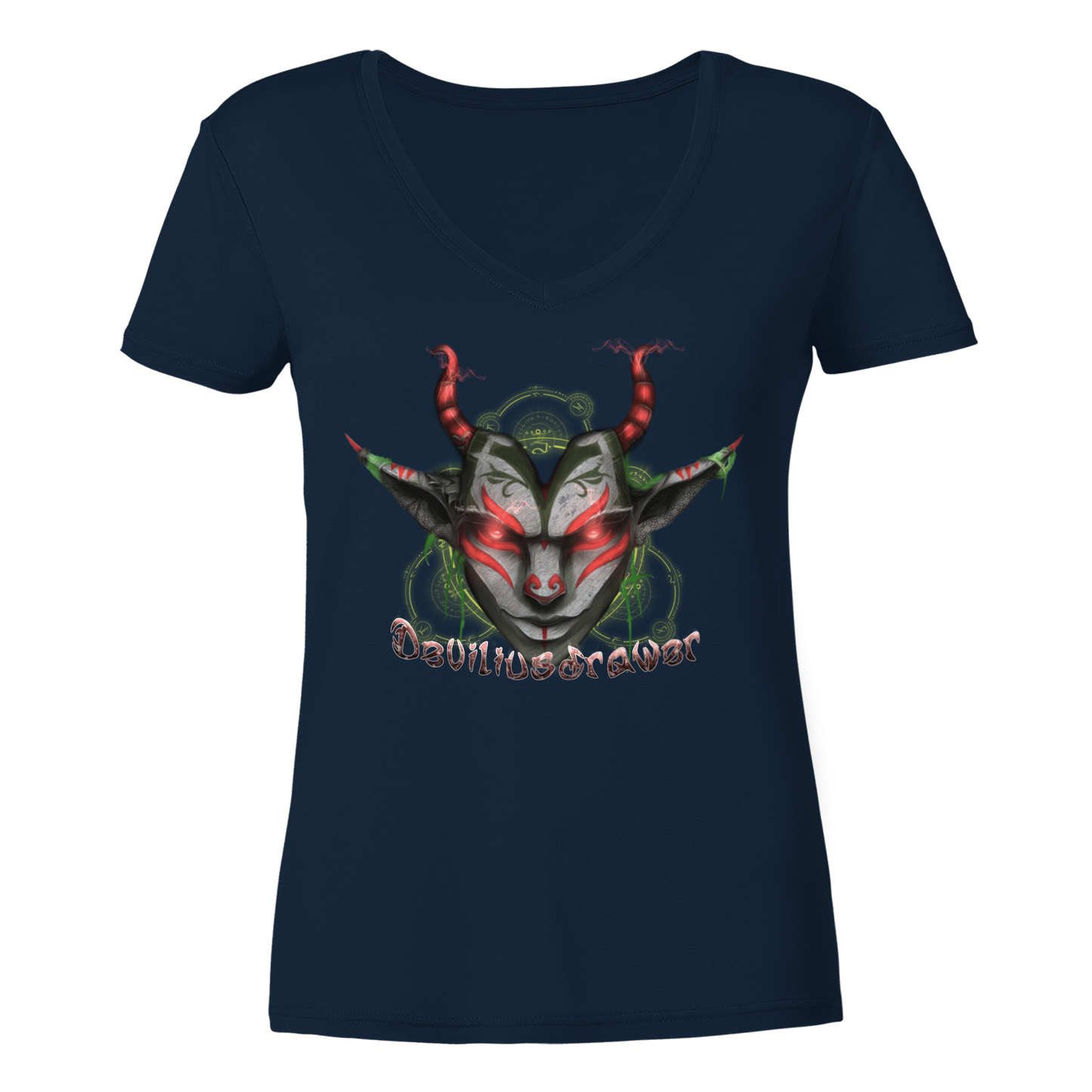 Deviliusdrawer Dark Elf - Ladies V-Neck Shirt