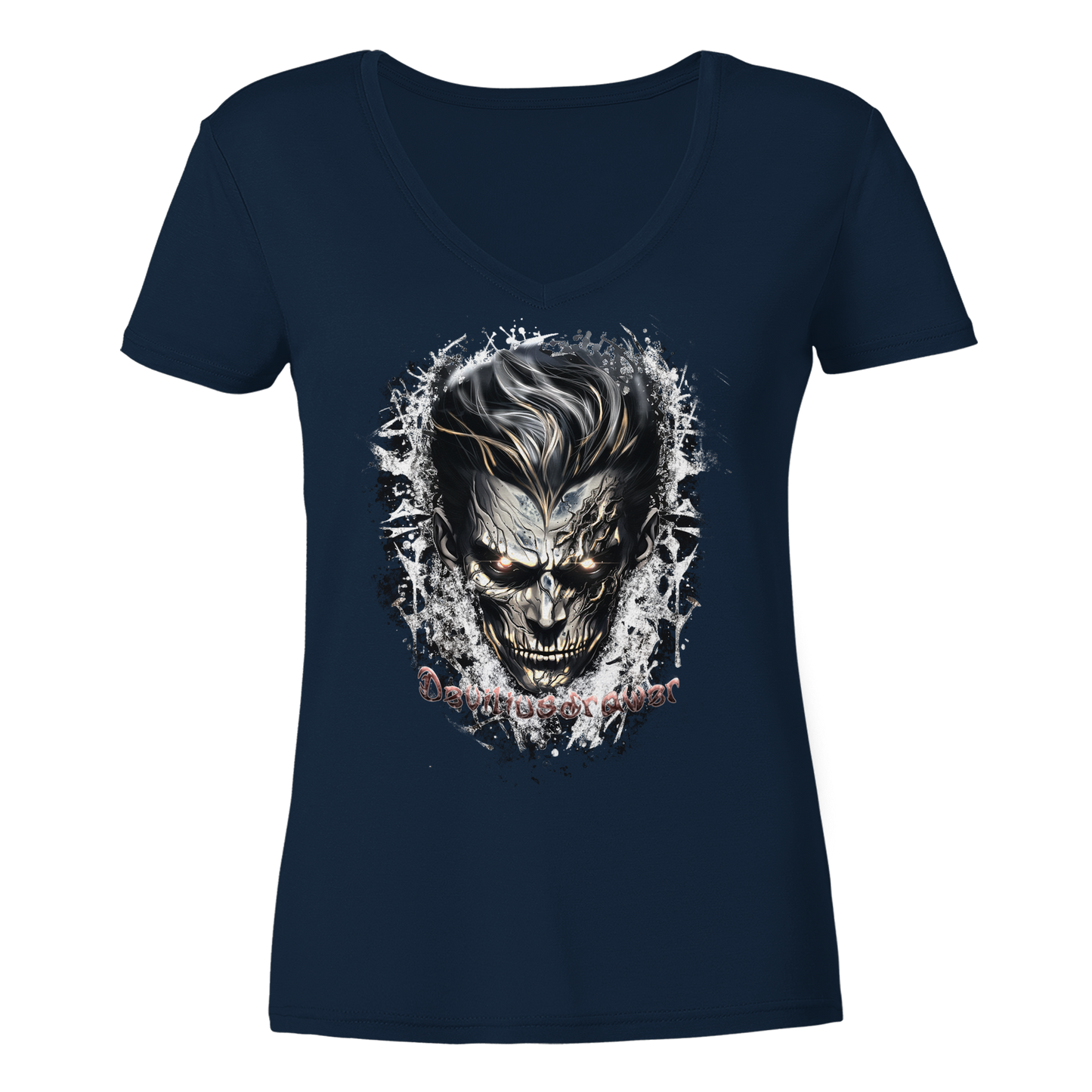 Deviliusdrawer Mechanic Men - Ladies V-Neck Shirt