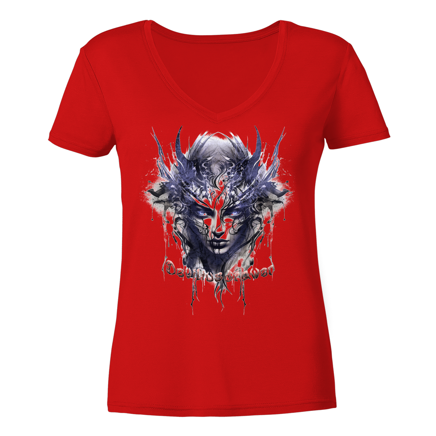 Deviliusdrawer Ice Elf - Ladies V-Neck Shirt