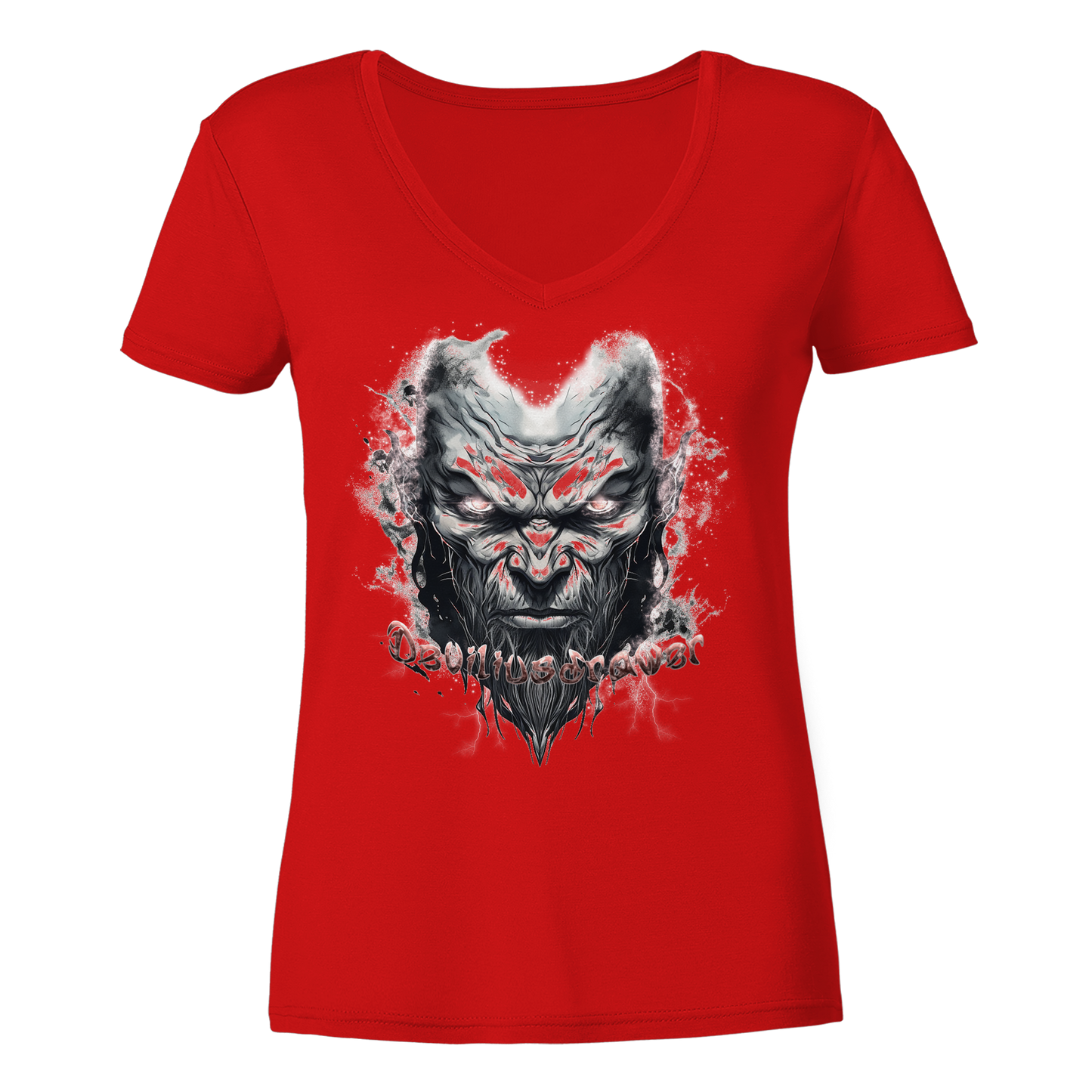 Deviliusdrawer Bad Boy - Ladies V-Neck Shirt