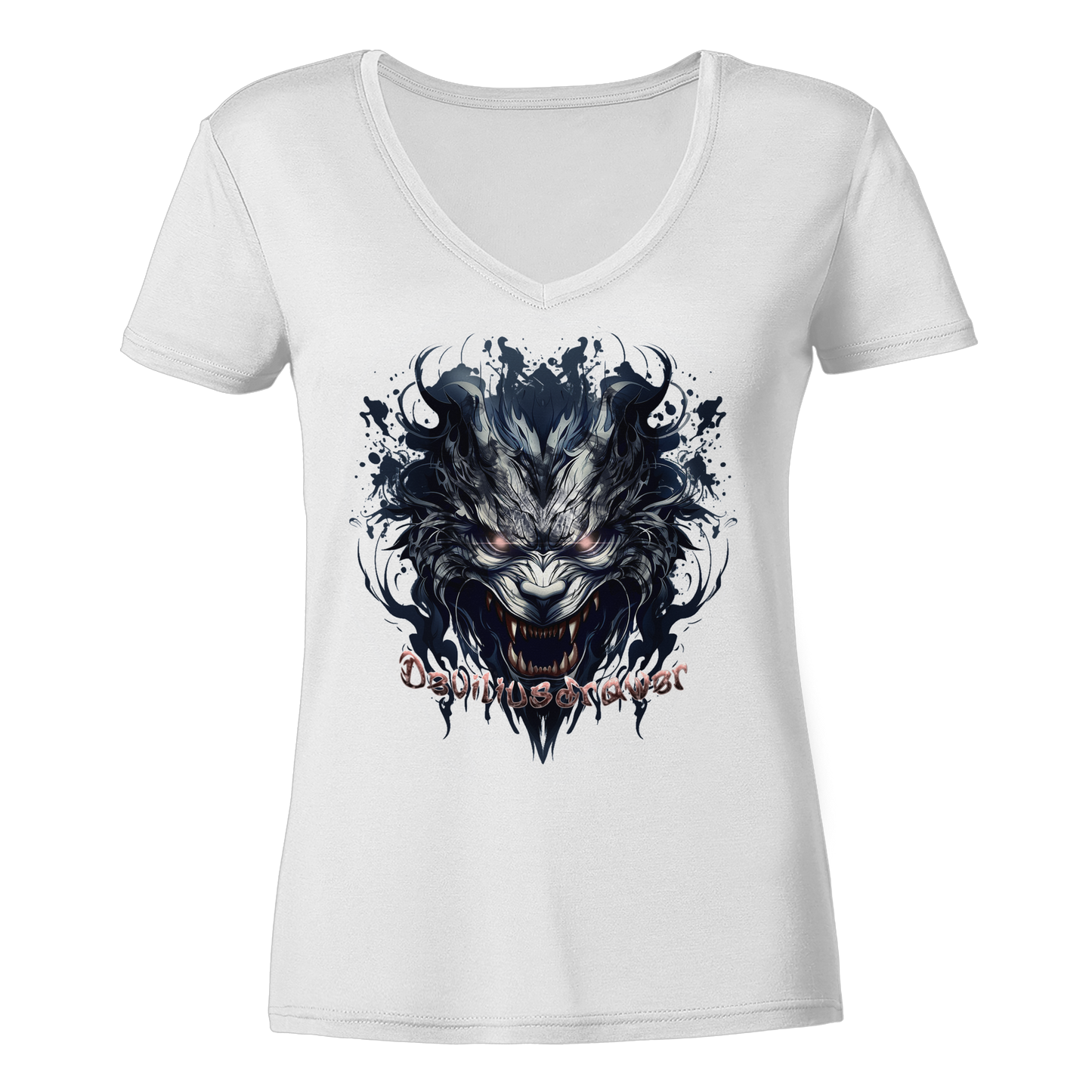 Deviliusdrawer Cruel Wolf - Ladies V-Neck Shirt