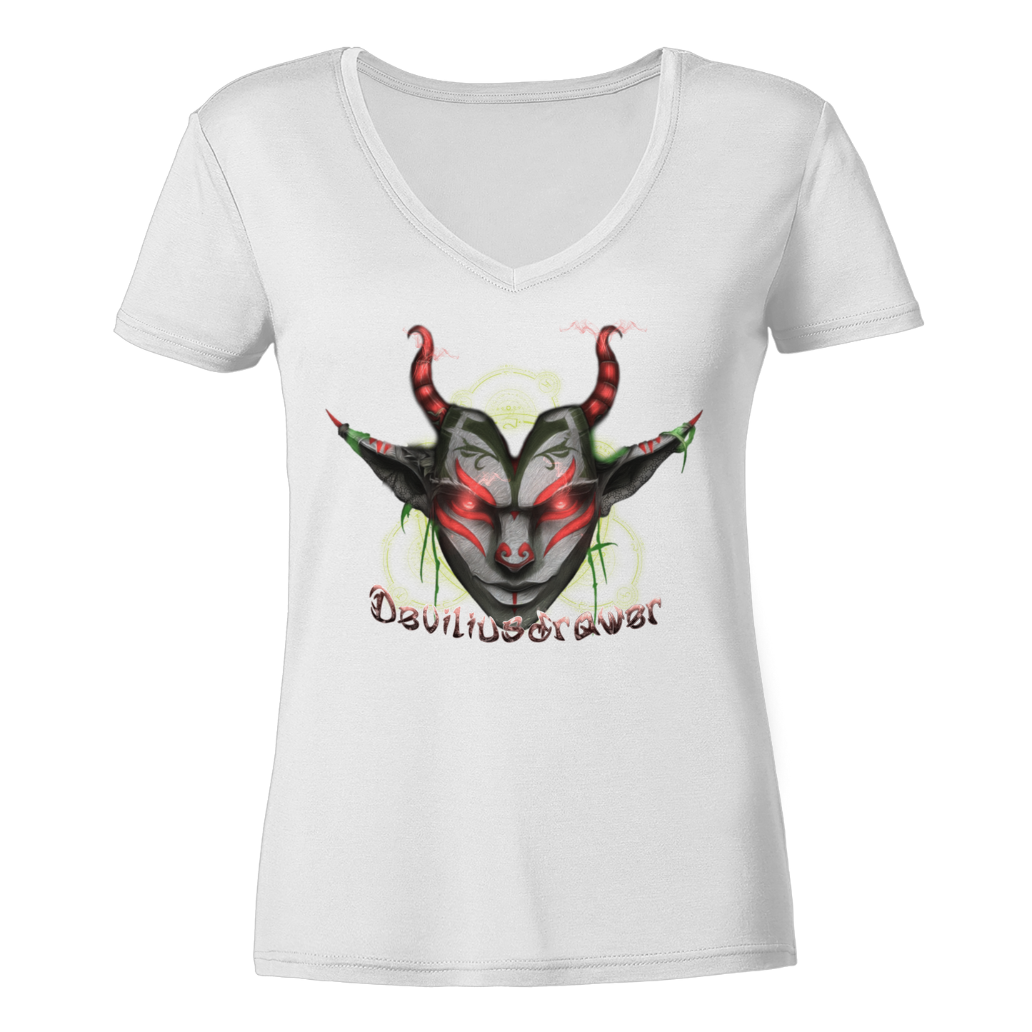Deviliusdrawer Dark Elf - Ladies V-Neck Shirt