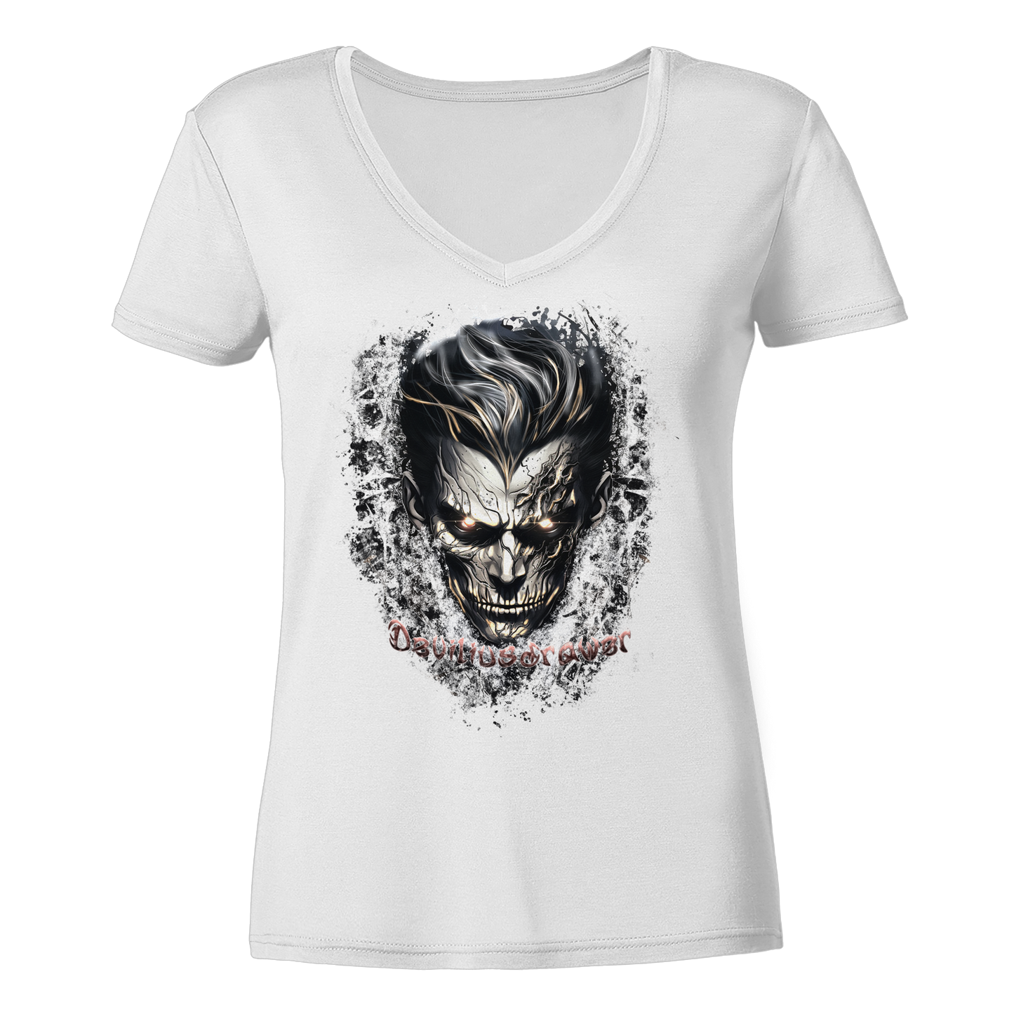 Deviliusdrawer Mechanic Men - Ladies V-Neck Shirt