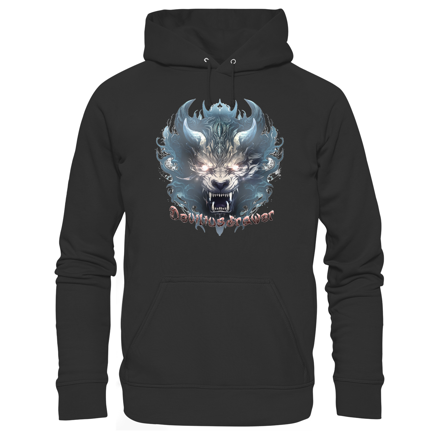 Deviliusdrawer Water Horn Tiger - Organic Basic Hoodie