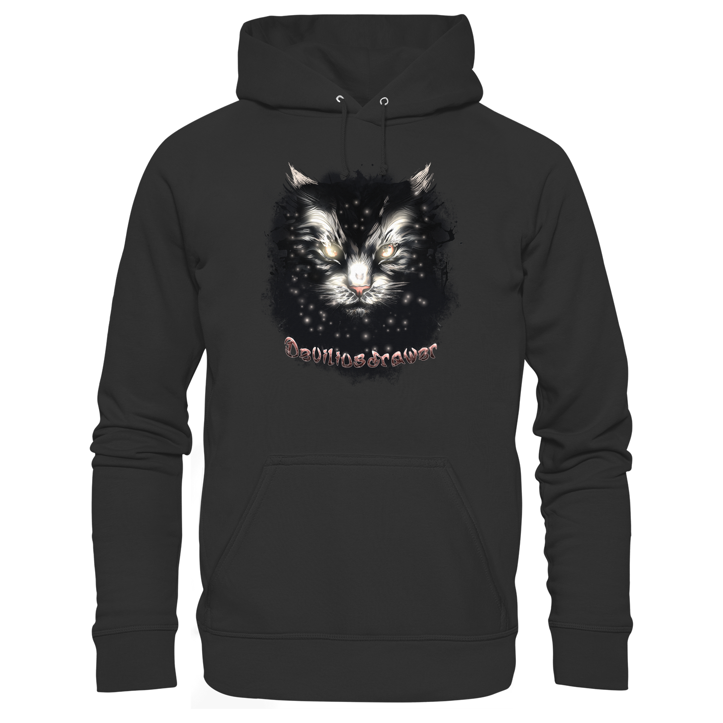 Deviliusdrawer Star Cat - Organic Basic Hoodie