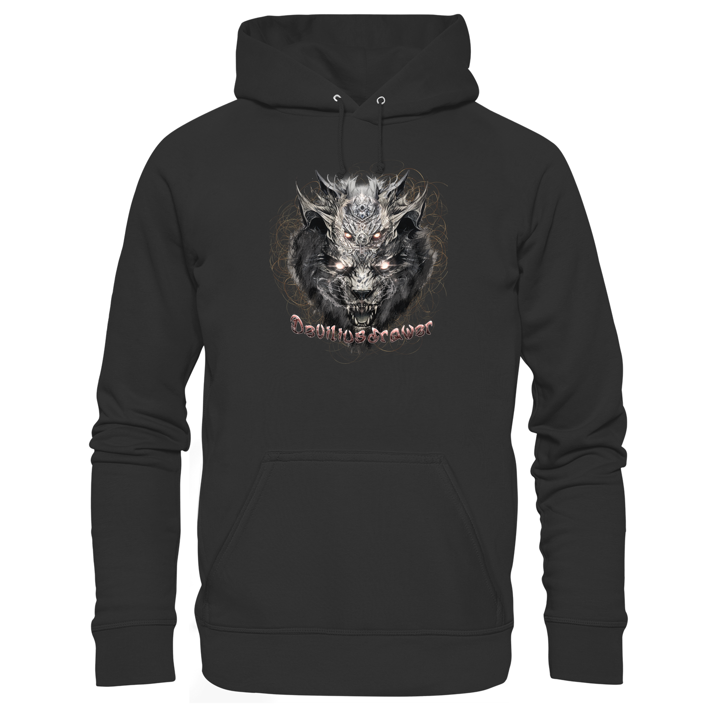 Deviliusdrawer Magical Beast Cat - Organic Basic Hoodie