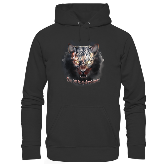 Deviliusdrawer Smoke Tiger - Organic Basic Hoodie