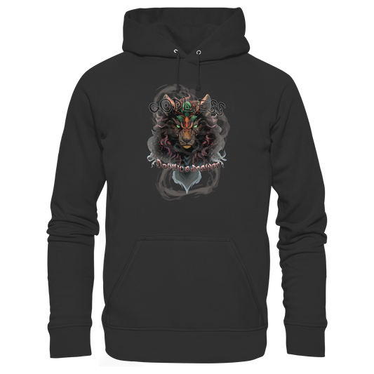 Deviliusdrawer Godless Wolf - Organic Basic Hoodie