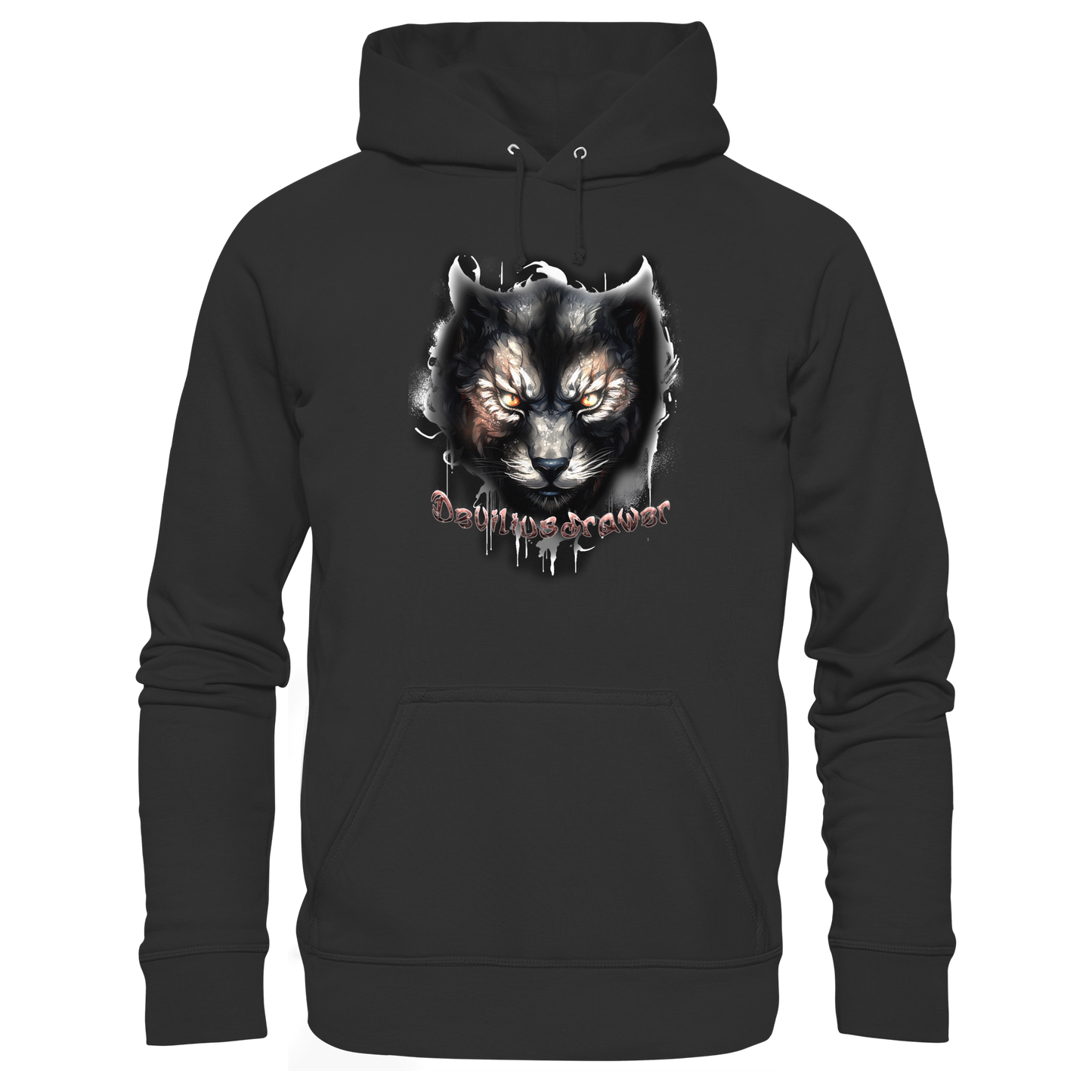 Deviliusdrawer Vampire Cat - Organic Basic Hoodie