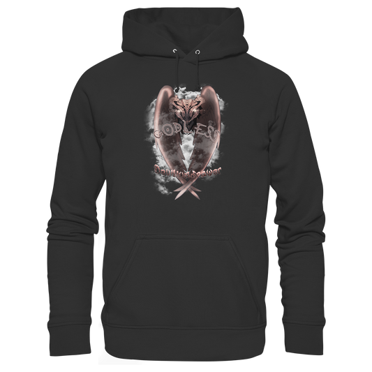 Deviliusdrawer Godless Owl - Organic Basic Hoodie