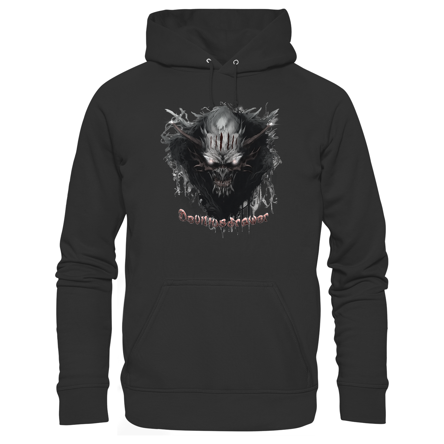 Deviliusdrawer Dark Smoke Demon - Organic Basic Hoodie