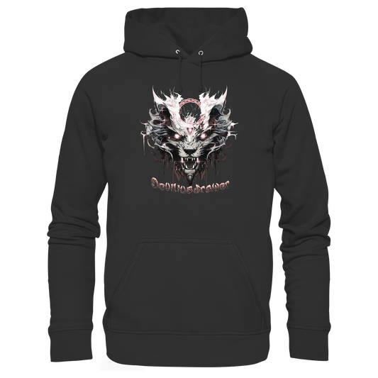 Deviliusdrawer Demonic Glow Cat - Organic Basic Hoodie