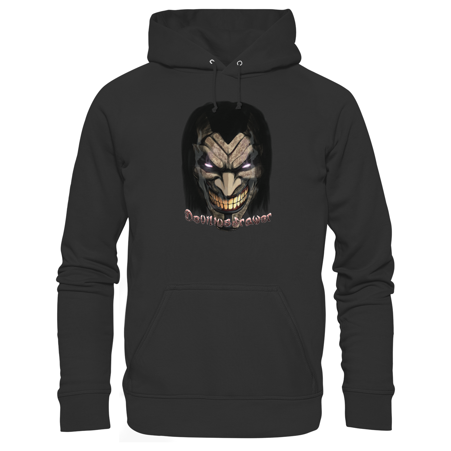 Deviliusdrawer Smiling Devil - Organic Basic Hoodie