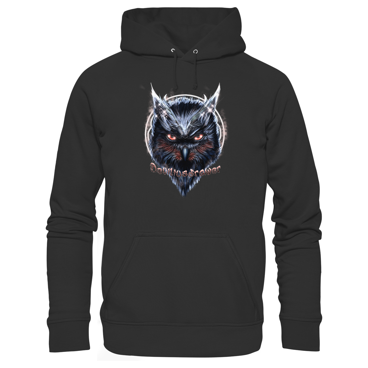 Deviliusdrawer Fire Owl - Organic Basic Hoodie