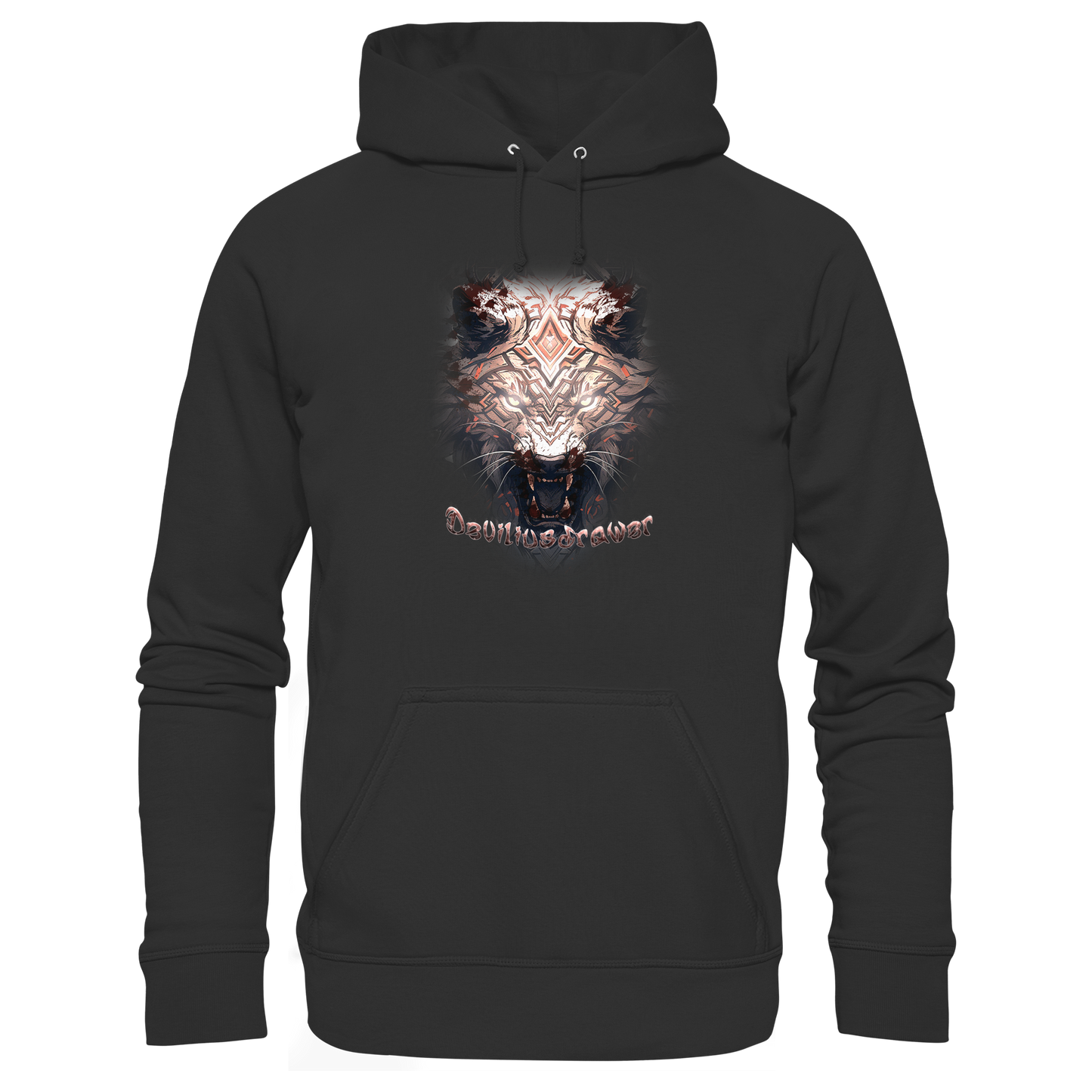 Deviliusdrawer Gold Metal Tiger - Organic Basic Hoodie